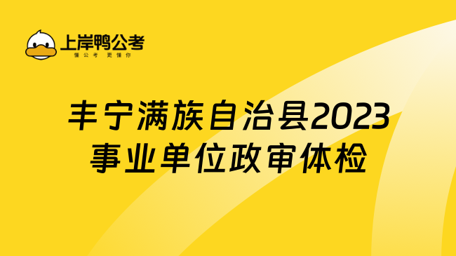 丰宁公务员报考条件详解